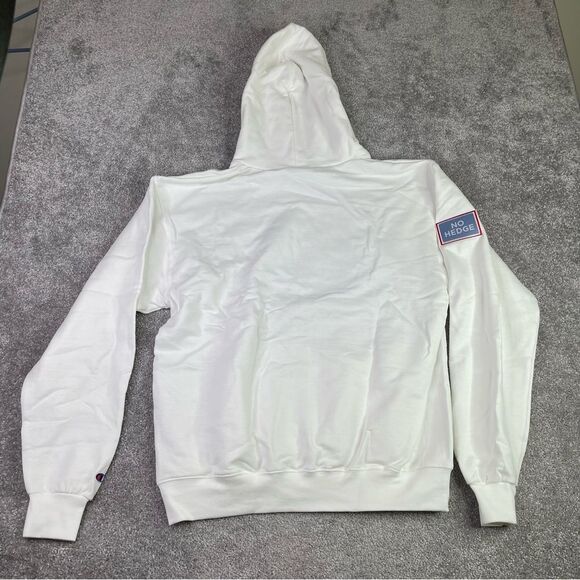 Champion X Barstool Sports Mr. Ice Hoodie Men’s Medium White Pocket No Hedge - Picture 5 of 11
